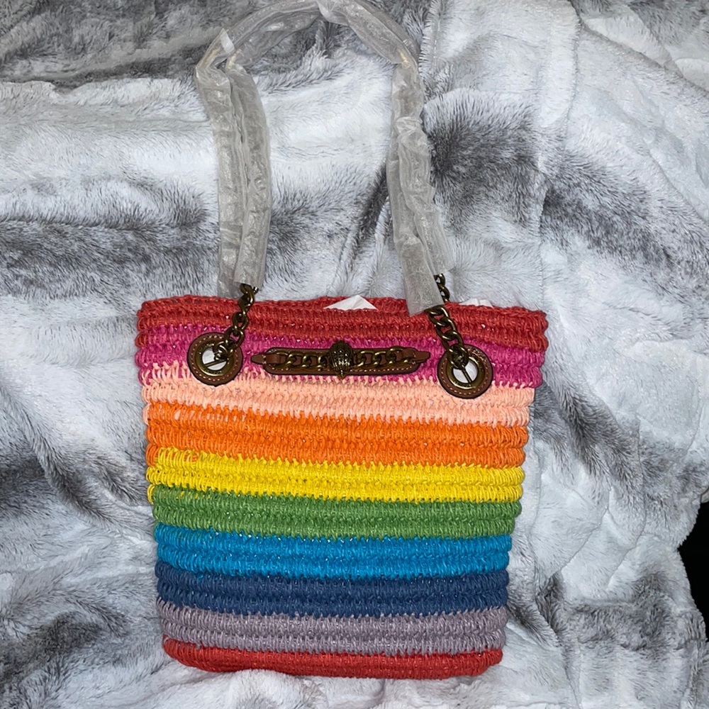 KURT GEIGER LONDON Raffia Tote! 🔥 NEW! Sold OUT!